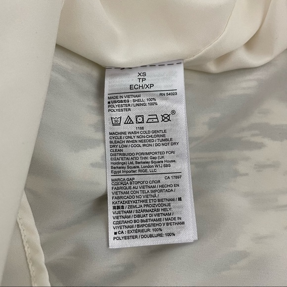 Gap Chevron Print Mini Dress Elastic Waist Sleeveless, Size XS - Picture 8 of 9